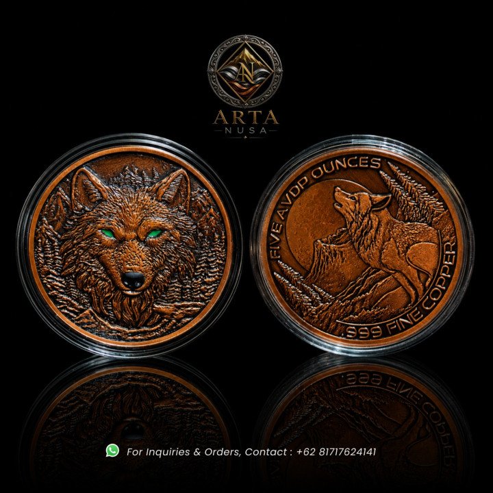 IMPORT WOLF GLOW IN THE DARK SERIES – 5 AVDP FINE COPPER