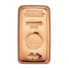 Copper Bar Schloss Güdengossa 10 oz .9999 cast. Edisi premium dengan desain istana. Kemurnian 999.9/1000 dari Geiger Edelmetalle