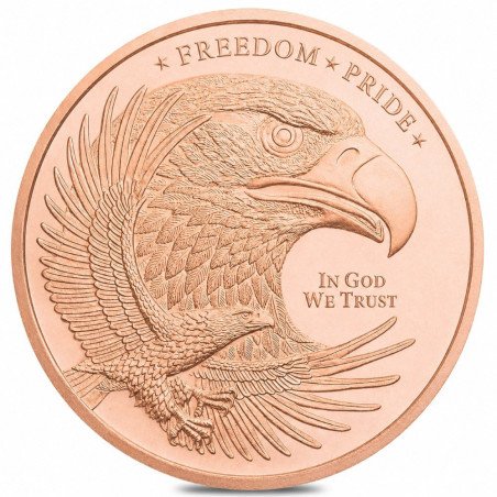 1 oz Eagle Copper Round .999 Fine - Private Mint USA
